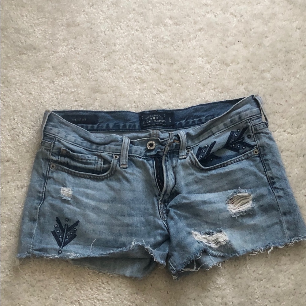 Lucky Brand  Light Blue cut off  Jean Shorts 2/26